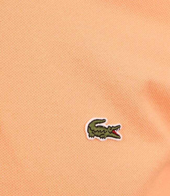 Lacoste 2023 PH4012 11 HEB slim fit oranje perzik polo groen krokodil