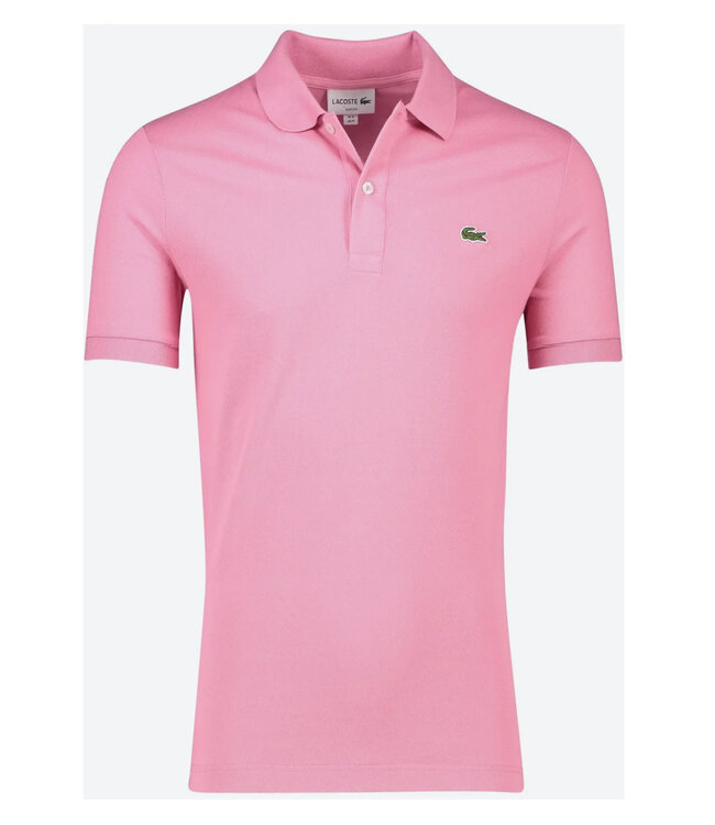 Lacoste 2023 PH4012 11 2R3 slim fit roze polo groen krokodil