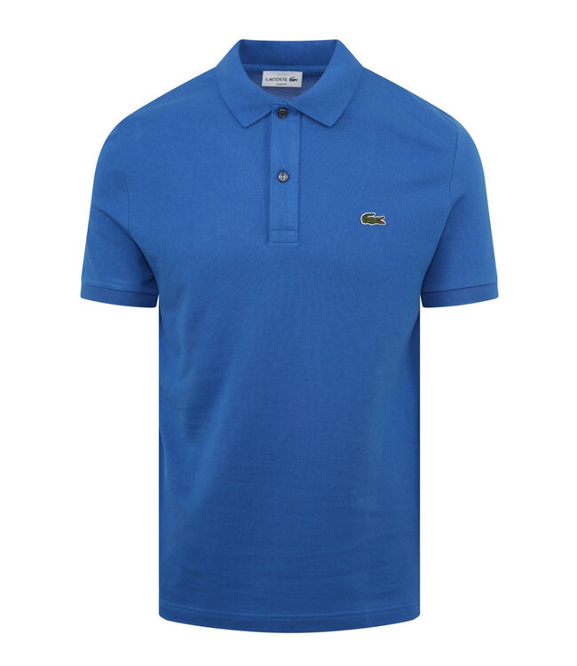 Lacoste 2023 PH4012 11 KXB slim fit kobaltblauw polo groen krokodil