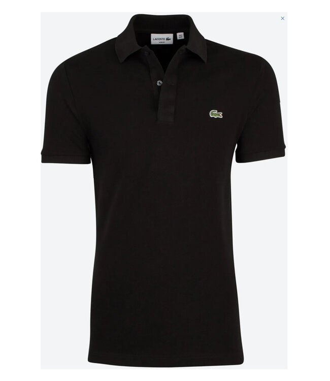 Lacoste PH4012 031 slim fit zwart polo groen krokodil