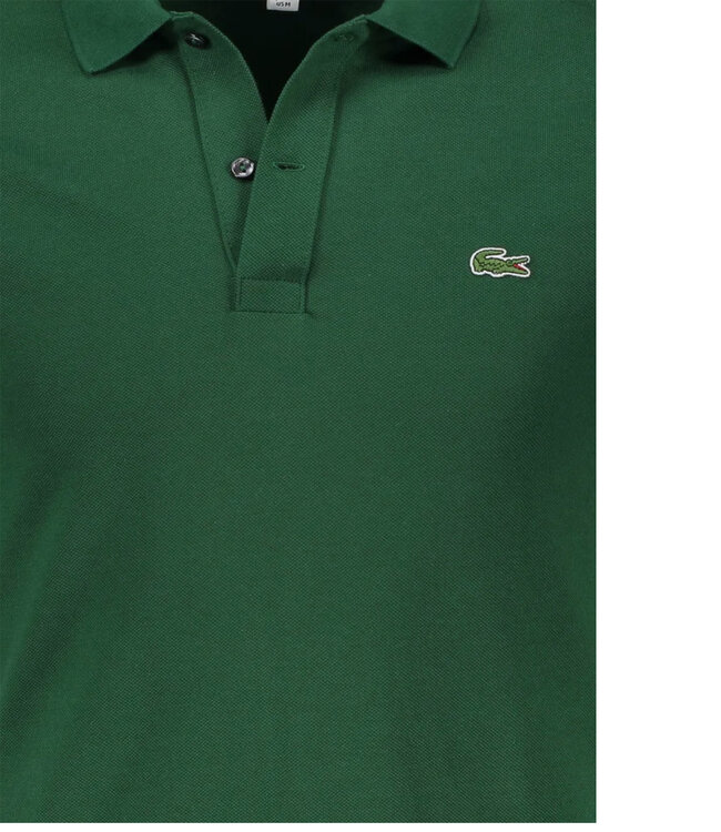 Lacoste PH4012 132 slim fit flessengroen heren polo groen krokodil