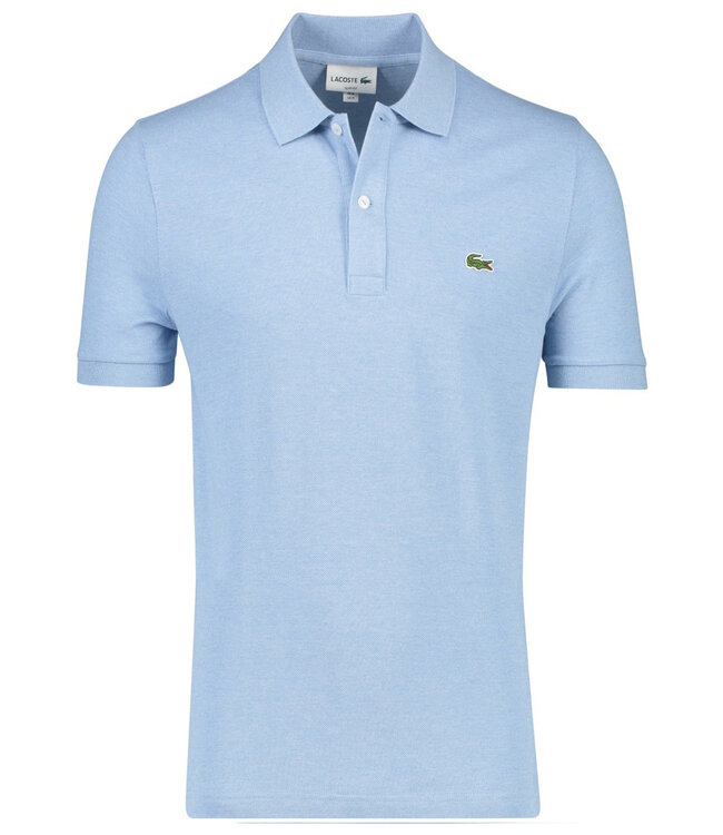 Lacoste PH4012 11 DRW Lacoste slim fit lichtblauw polo groen krokodil