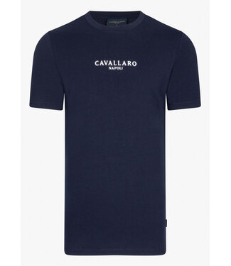 Cavallaro Bari Tee Dark Blue t-shirt donkerblauw