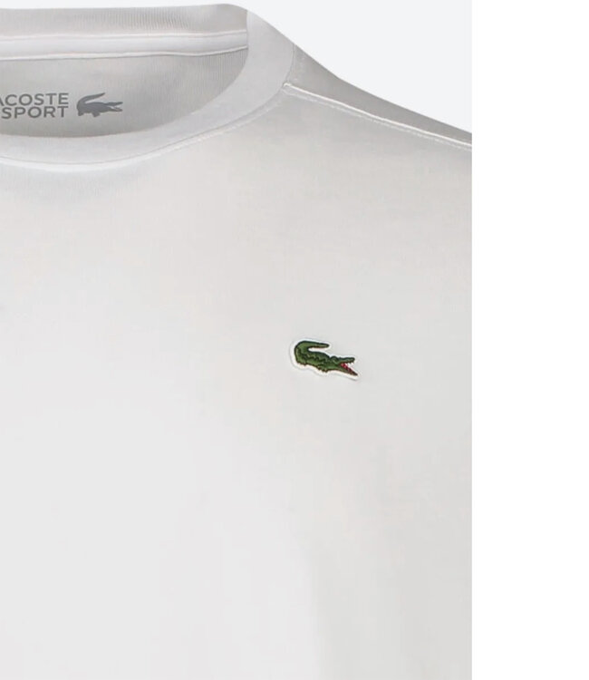 Lacoste TH6709 00 001 regular fit wit heren t-shirt ronde hals