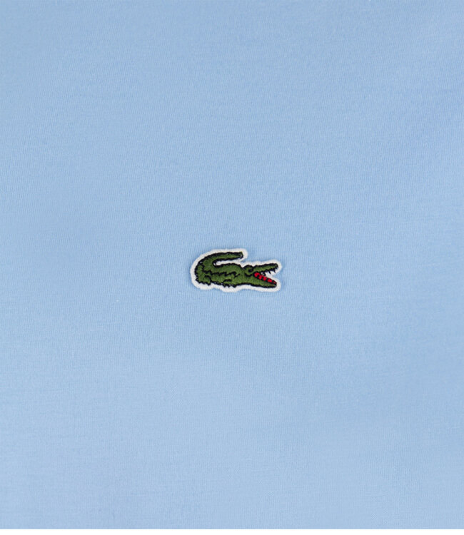 Lacoste TH6709 00 HBP regular fit blauw heren t-shirt ronde hals