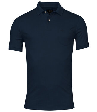 polo donkerblauw night blue borstzak