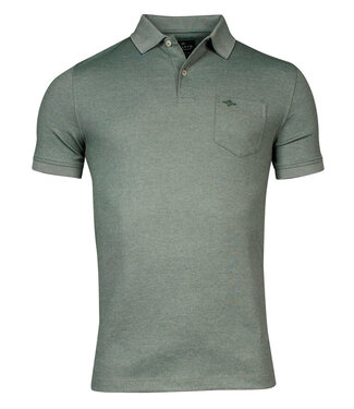 polo donkergroen dark green borstzak