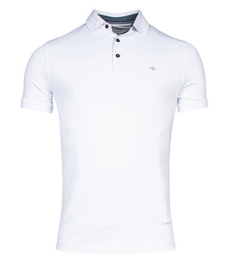 Baileys polo wit polyamide pique