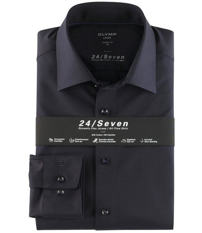 Olymp 1202 69 18 donkerblauw dynamic flex jersey mouwlengte 7