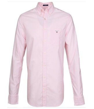 Gant heren overhemd lichtroze oxford uni