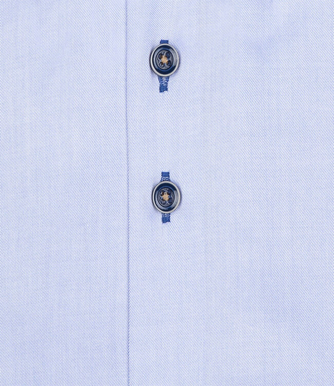122.HBD.018 overhemd lichtblauw 1knoops button under