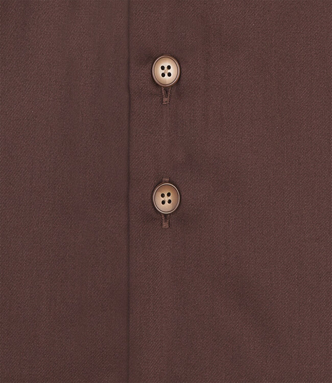 122.WSP.019 041 donkerbruin 1knoops wide spread bruine knopen