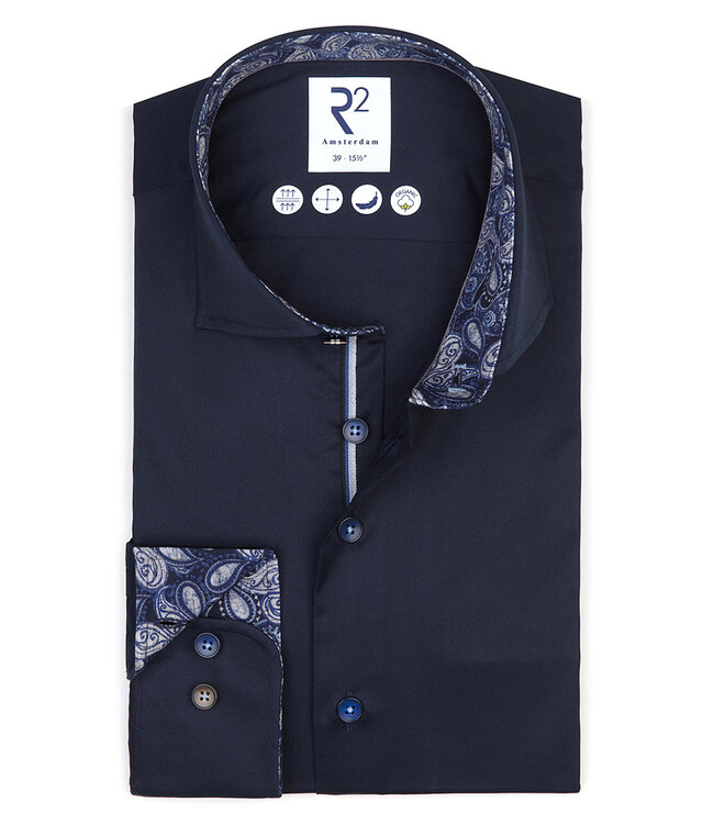 122.WSP.043 010 donkerblauw 1knoops wide spread donkerblauwe knopen