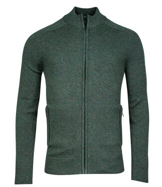 heren vest groen flessengroen lamswol