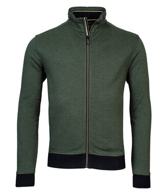 heren vest groen green structuur
