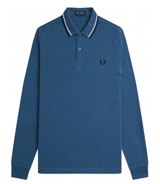 Fred perry polo lange mouw new arrivals