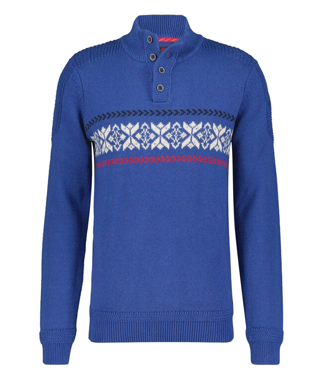 New Zealand Auckland Ngatu 23HN403 1659  kobaltblauw bright water blue heren zipper