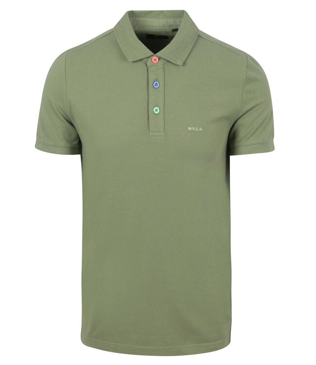 New Zealand Auckland Tukituki 24CN150 1741 polo olijfgroen MELLOW ARMY Short Sleeve