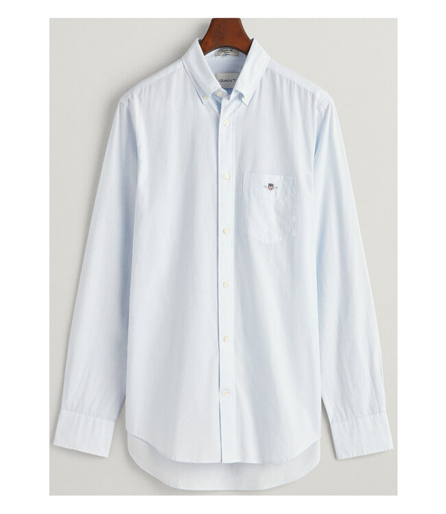 Gant 3000140 455 heren overhemd lichtblauw-wit streepje