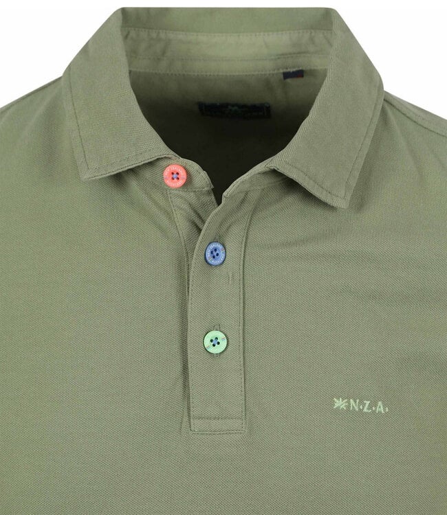 New Zealand Auckland Tukituki 24CN150 1741 polo olijfgroen MELLOW ARMY Short Sleeve