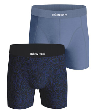 Bjorn Borg Boxers heren boxers 2pack blauw donkerblauw print shorts
