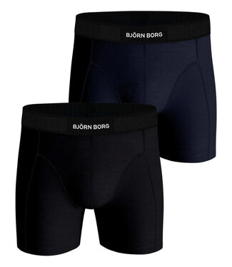 Bjorn Borg Boxers heren boxers 2pack zwart donkerblauw shorts