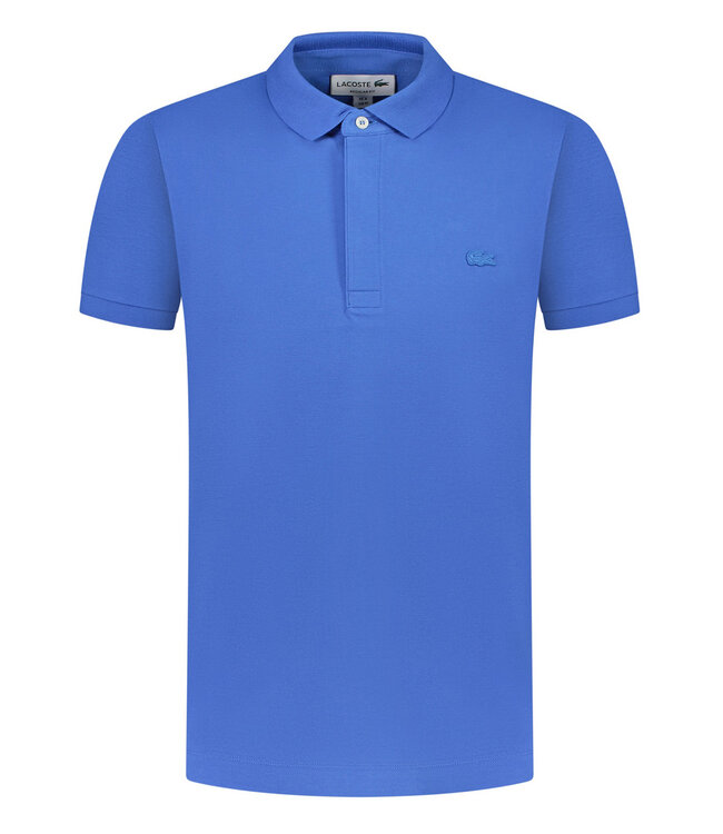 Lacoste PH5522 00 IXW regular fit kobaltblauw polo met kobaltblauw krokodil