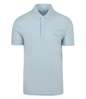 Lacoste regular fit lichtblauw polo lichtblauw krokodil