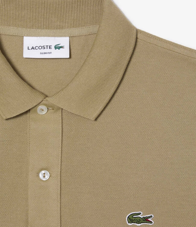 Lacoste 2024 PH4012 11 CB8 slim fit beige bruin polo groen krokodil