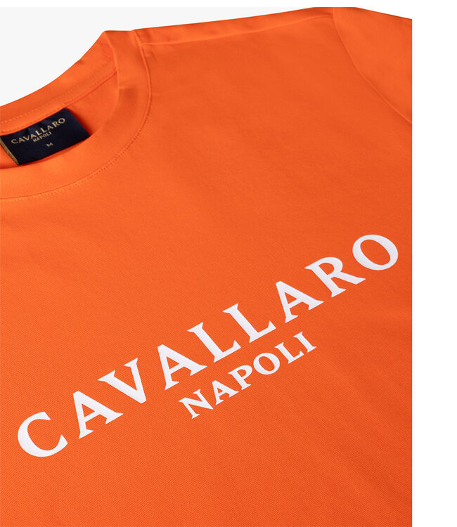 Cavallaro 117242012 Lavigio Tee Limited Edition EK oranje t-shirt