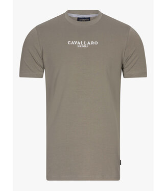 Cavallaro Bari Tee Light Green  t-shirt olijfgroen