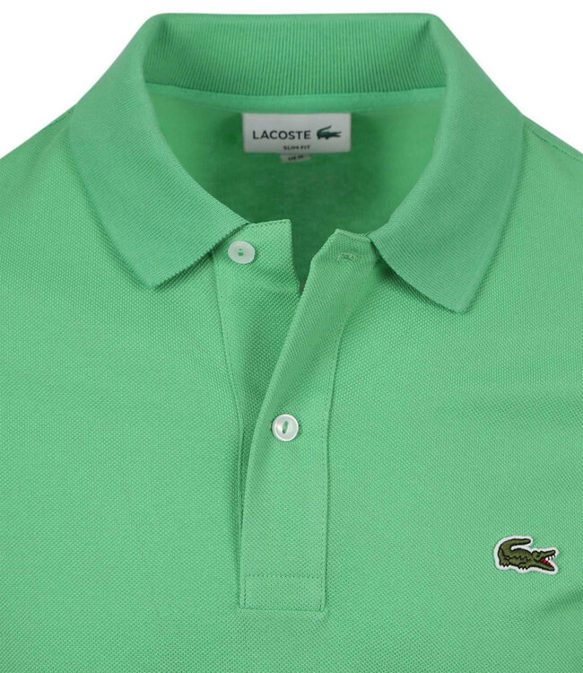Lacoste 2023 PH4012 11 UYX slim fit appelgroen polo groen krokodil