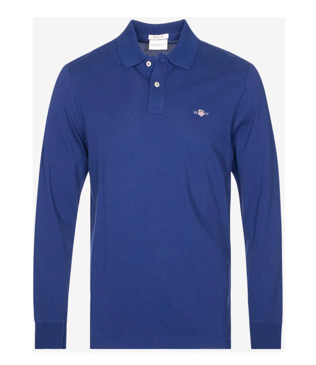 Gant polo lange mouw deals
