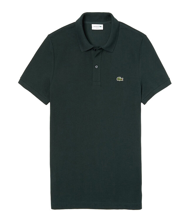 Lacoste PH4012 11 YZP Lacoste slim fit donkergroen polo groen krokodil