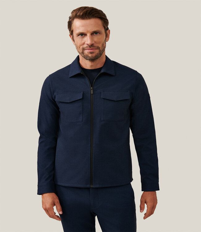 Cavallaro Zivoli Overshirt Mid Blue Melange Limited Edition
