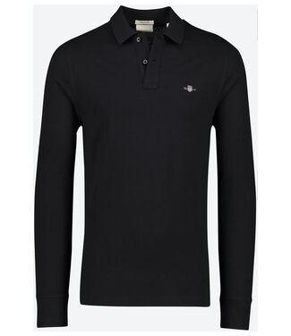 Gant limited edition gant heren polo zwart lange mouw