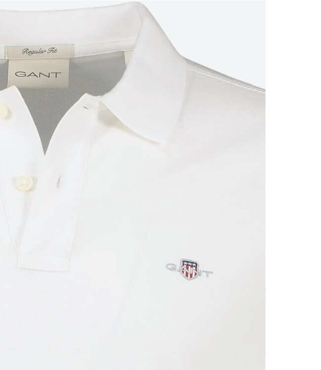 Gant 2230 limited edition gant heren polo wit lange mouw