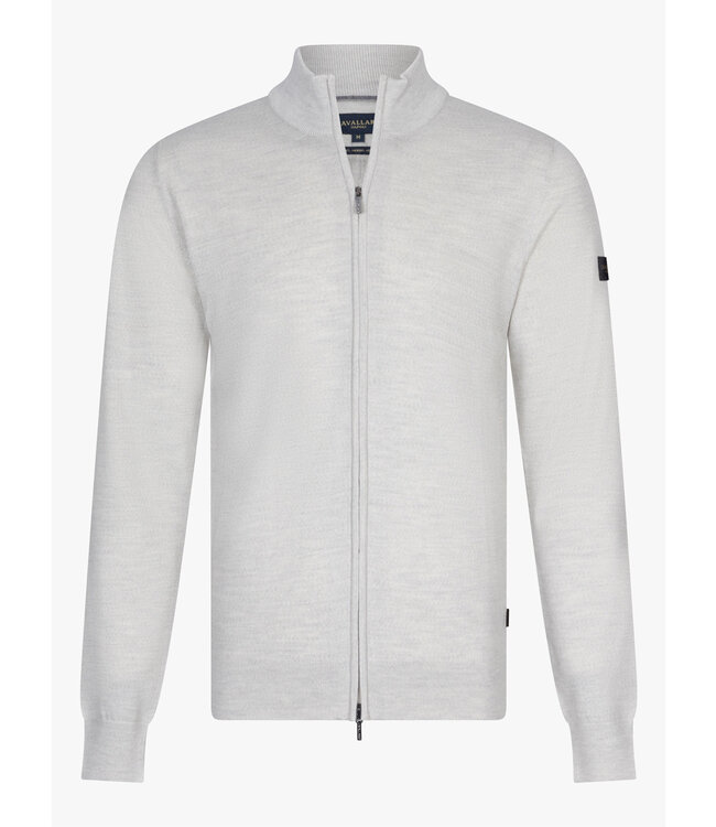 Cavallaro Limited Edition heren vest met rits kleur kit merino wol