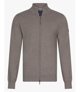 Cavallaro Limited Edition heren vest met rits kleur bruin zand