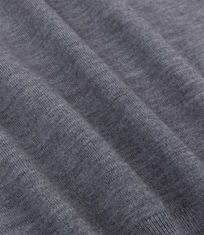 Cavallaro 118245002 heren coltrui  dark grey melange merino wol