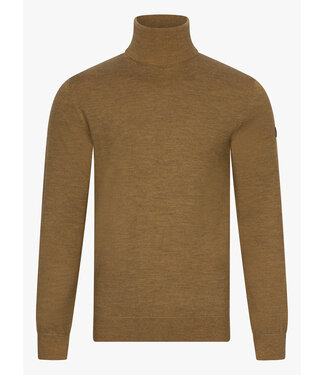 Cavallaro Limited Edition heren mustard mosterd geel coltrui  merino wol