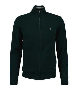 Gant heren donkergroen vest lamswol