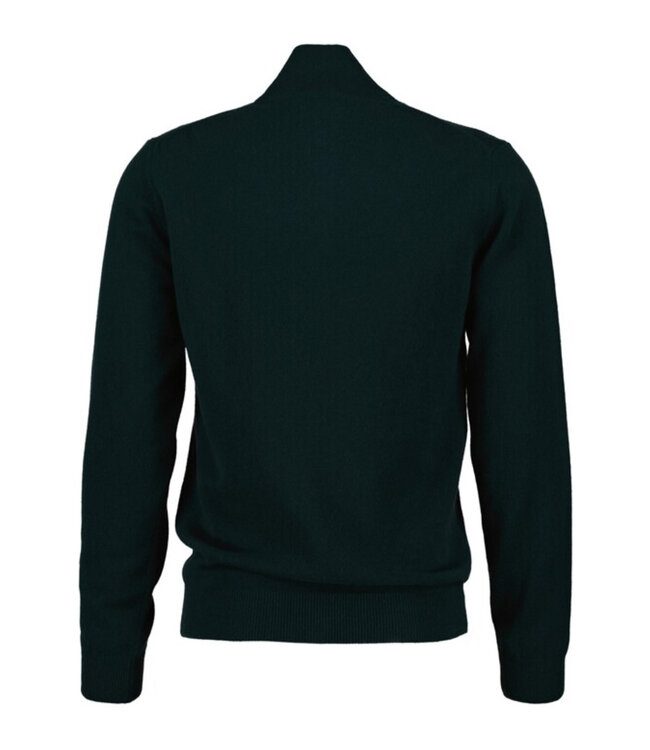 Gant 2022 86214 374 heren donkergroen vest superfine lamswol