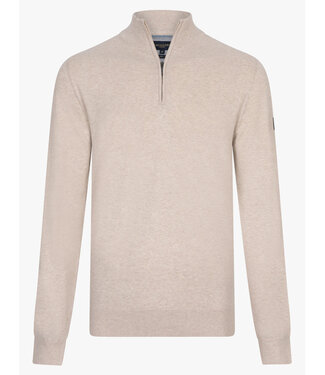 Cavallaro Limited Edition beige zipper trui  met ritsje