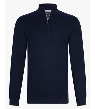 Cavallaro Limited Edition donkerblauw zipper trui  met ritsje