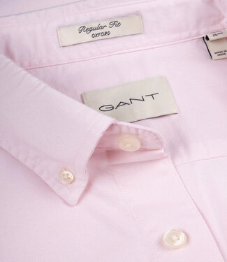 Gant heren overhemd lichtroze oxford uni