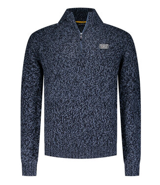 New Zealand Auckland Tristan 24KN402 1668 Winter Navy heren zipper met ritsje