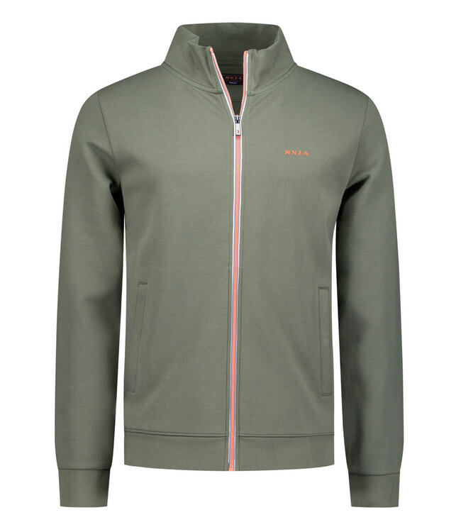 New Zealand Auckland 25AN300 1737 Owen Jungle Green heren vest olijfgroen