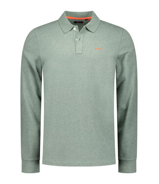 New Zealand Auckland Travis groen jungle green polo lange mouw