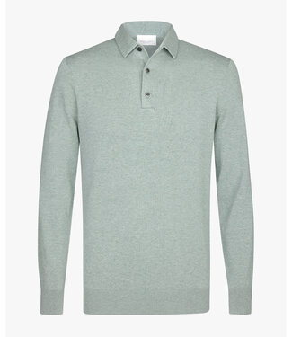 Profuomo PPWJ10002E groen one piece polo lange mouw